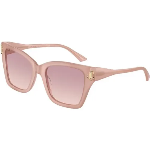 Rosa Brown & Purple Gradient Sunglasses , female, Sizes: 54 MM - Jimmy Choo - Modalova