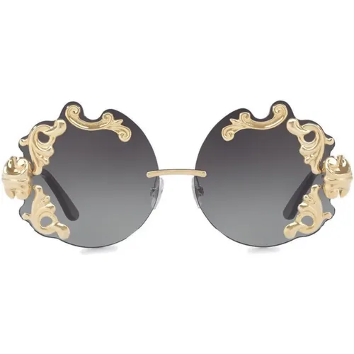 Metal Sunglasses , male, Sizes: ONE SIZE - Dolce & Gabbana - Modalova