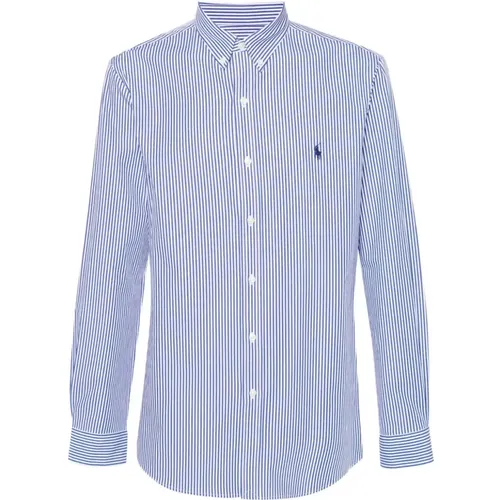 Striped Button-Down Shirt , male, Sizes: L, M, XL, S - Ralph Lauren - Modalova