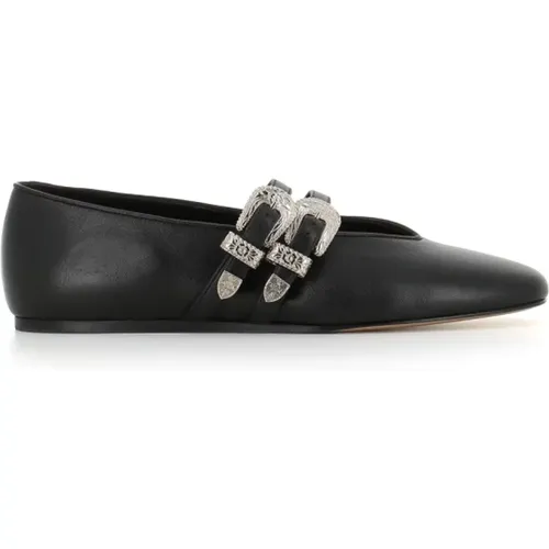 Leather Ballerina Flat Shoes , female, Sizes: 3 1/2 UK, 8 UK, 4 UK, 3 UK - Le Monde Beryl - Modalova