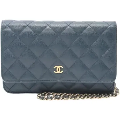 Pre-owned Leather wallets , female, Sizes: ONE SIZE - Chanel Vintage - Modalova