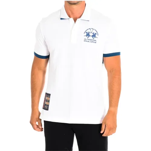 Kurzarm Polo Shirt in Weiß - LA MARTINA - Modalova