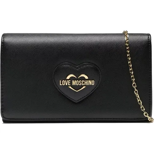 Saffiano Leder Tasche Love Moschino - Love Moschino - Modalova