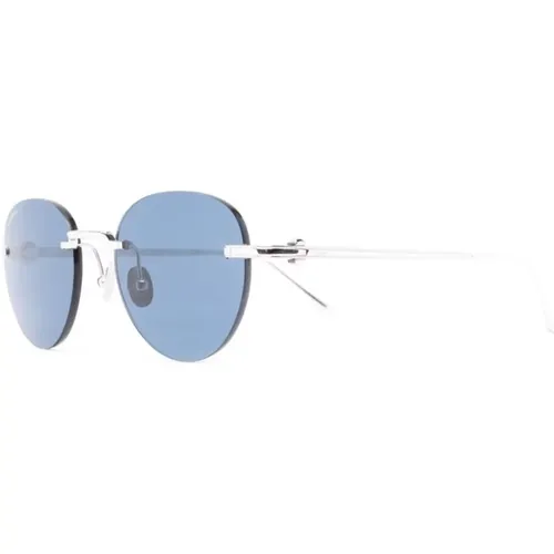 Silver Sunglasses with Original Accessories , male, Sizes: 51 MM - Cartier - Modalova