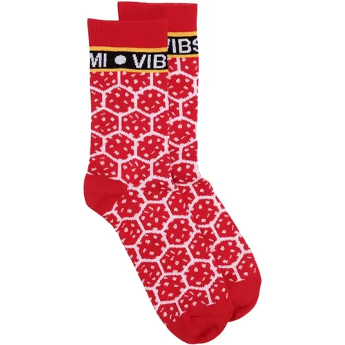 Rote Salami Socken , Herren, Größe: L - Henrik Vibskov - Modalova
