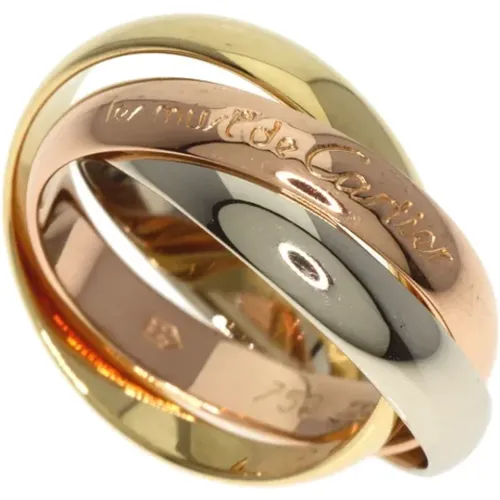 Pre-owned Gold rings , female, Sizes: ONE SIZE - Cartier Vintage - Modalova