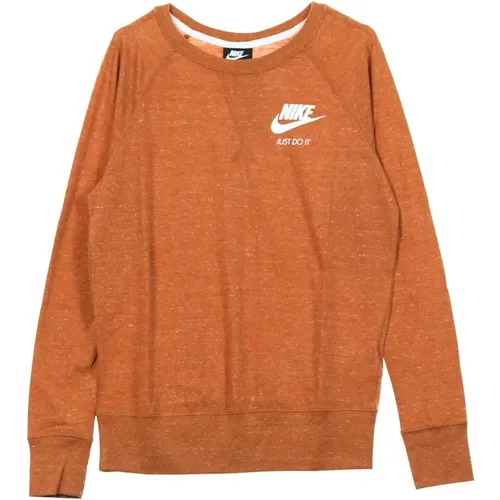 Vintage Crew Long Sleeve T-Shirt , female, Sizes: L, S - Nike - Modalova