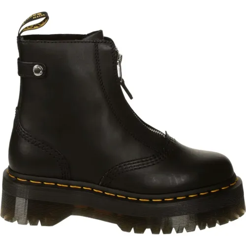 Jetta Zipped Platform Boots , female, Sizes: 4 UK, 3 UK - Dr. Martens - Modalova