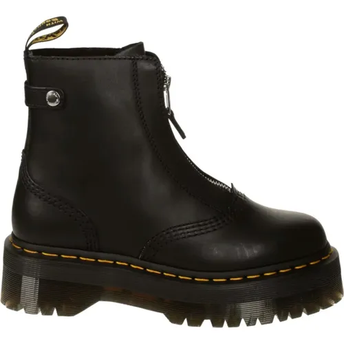 Jetta Zipped Platform Boots , female, Sizes: 4 UK, 3 UK, 7 UK - Dr. Martens - Modalova