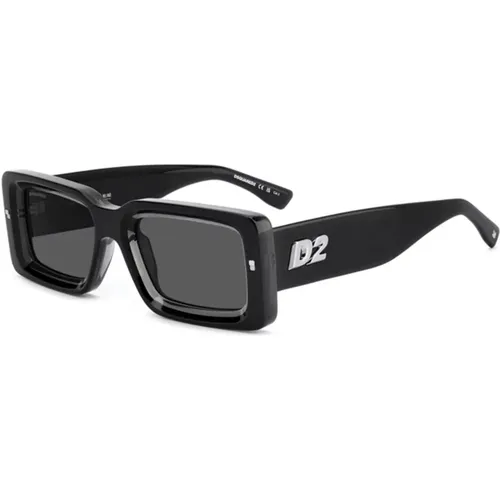 Grey Sunglasses , male, Sizes: 52 MM - Dsquared2 - Modalova