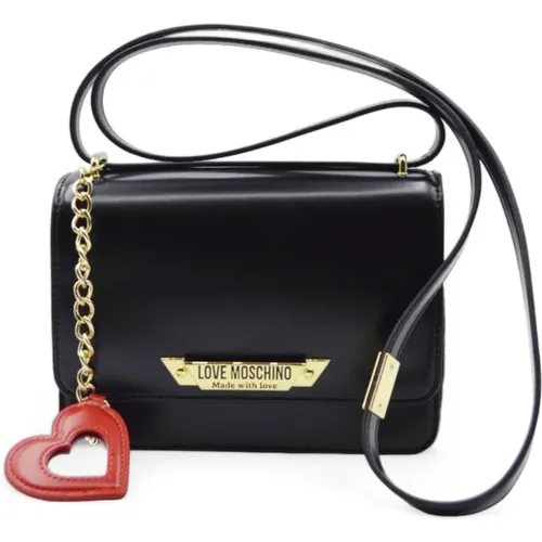 Ikonic Herz Kette Schultertasche - Love Moschino - Modalova