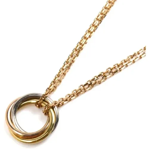 Pre-owned Rose Gold necklaces , female, Sizes: ONE SIZE - Cartier Vintage - Modalova