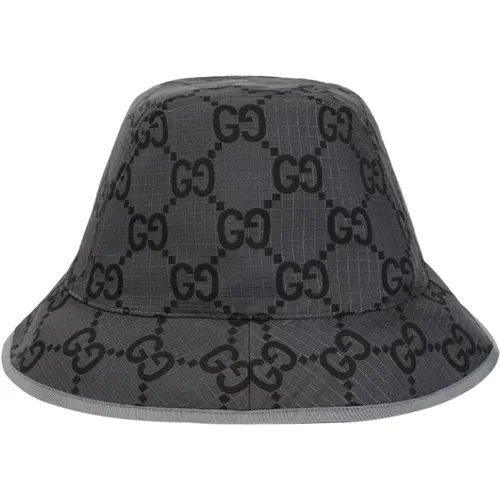 Graphite Grey Bucket Hat Gucci - Gucci - Modalova
