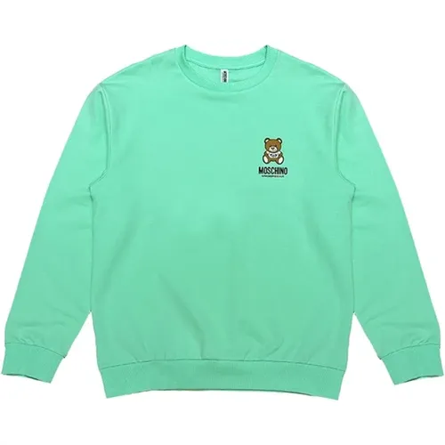 Teddy Logo Sweatshirt , male, Sizes: XL, L - Moschino - Modalova
