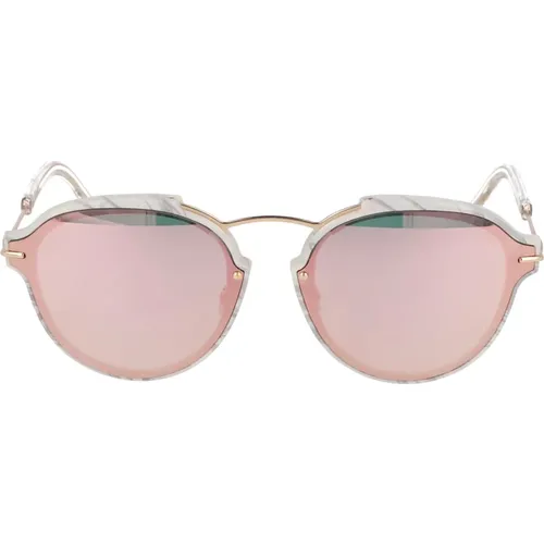 Runde Acetat-Sonnenbrille trendy Eleganz - Dior - Modalova