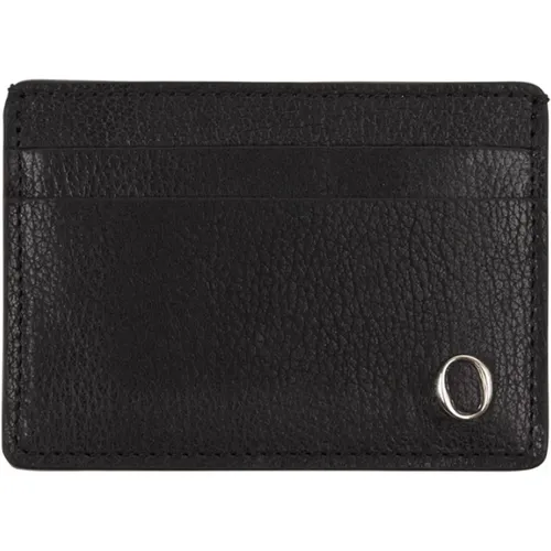 Leather Card Holder Wallet , male, Sizes: ONE SIZE - Orciani - Modalova