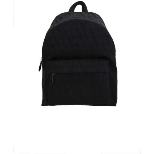 Schwarzer Iconographe Technischer Stoff Rucksack - Valentino Garavani - Modalova