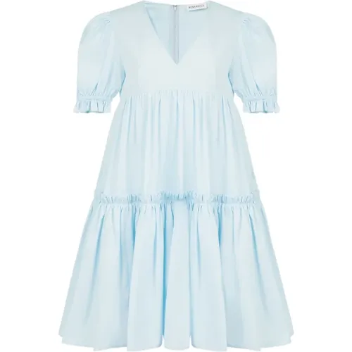 Hellblaues Popeline Babydoll-Kleid - Nina Ricci - Modalova