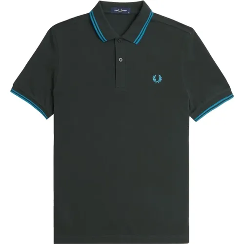 Twin Tipped Polo Night , Herren, Größe: 2XL - Fred Perry - Modalova