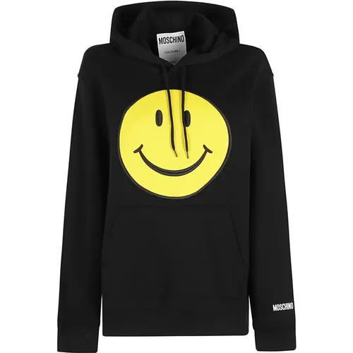 Stylischer Sweatshirt für Männer und Frauen , Damen, Größe: S - Moschino - Modalova