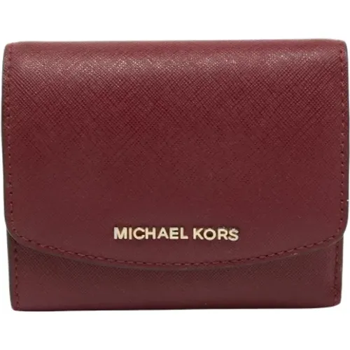 Pre-owned Leather wallets , female, Sizes: ONE SIZE - Michael Kors Pre-owned - Modalova