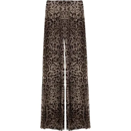 Pleated trousers , female, Sizes: XS - Dolce & Gabbana - Modalova