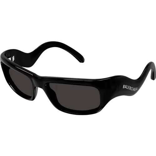 Grey Sunglasses , unisex, Sizes: 58 MM - Balenciaga - Modalova