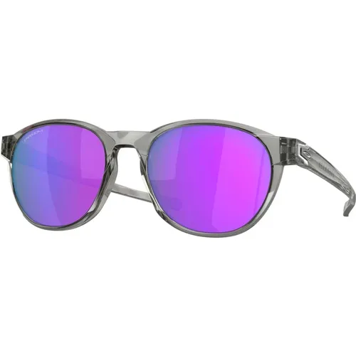 Reedmace Sonnenbrille Grau Ink/Prizm Violet , Herren, Größe: 54 MM - Oakley - Modalova