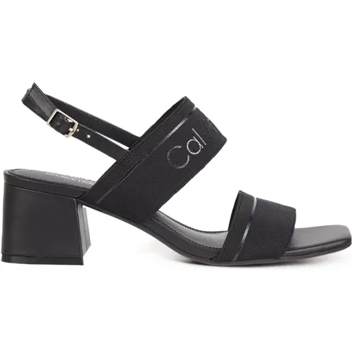 Erhöhen Sie Ihren Stil mit High Heel Sandalen , Damen, Größe: 36 EU - Calvin Klein - Modalova