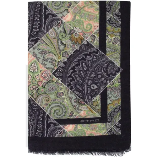 Paisley Motif Scarf , female, Sizes: ONE SIZE - ETRO - Modalova