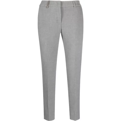 Womens Clothing Trousers Grey Noos , female, Sizes: 2XL, M - PESERICO - Modalova