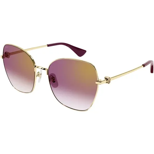 Metal Sun Donna Sunglasses , unisex, Sizes: 59 MM - Cartier - Modalova