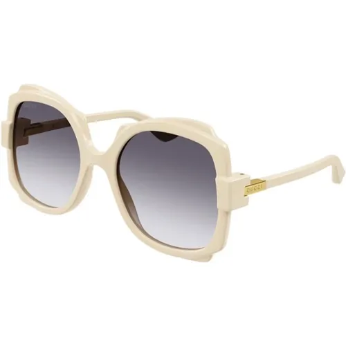 Schmetterlingsförmige Sonnenbrille - Gucci - Modalova