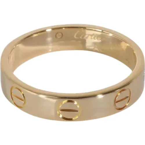 Pre-owned Gold rings , female, Sizes: ONE SIZE - Cartier Vintage - Modalova