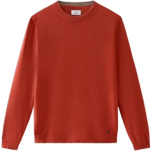 Classic Merino Wool Sweater , male, Sizes: L - Woolrich - Modalova