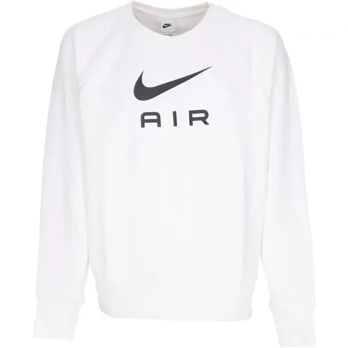 Lightweight Crewneck Sweatshirt Air French Terry , male, Sizes: XL, S, L - Nike - Modalova