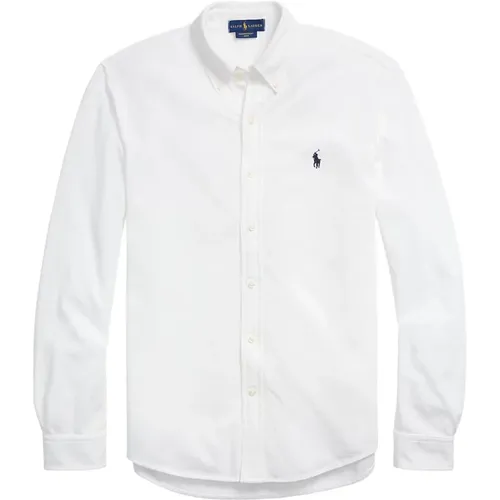 Ultra-Lightweight Piqué Formal Shirt , male, Sizes: L, XL - Polo Ralph Lauren - Modalova