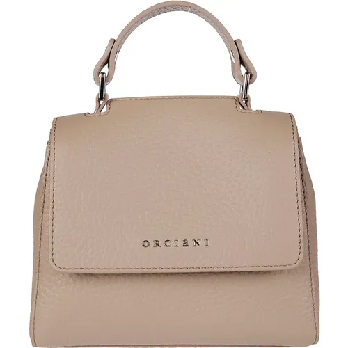 Soft Mini Pelle Leather Bag , female, Sizes: ONE SIZE - Orciani - Modalova