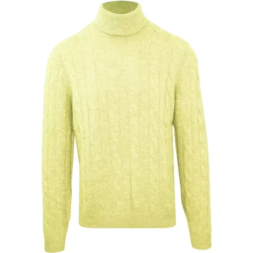 Kaschmirwolle Rollkragenpullover Herren Herbst/Winter , Herren, Größe: 3XL - Malo - Modalova