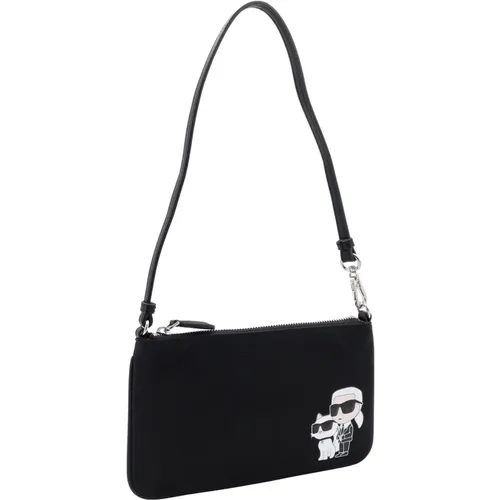 Shoulder Bag with Zip Closure and Removable Strap , female, Sizes: ONE SIZE - Karl Lagerfeld - Modalova