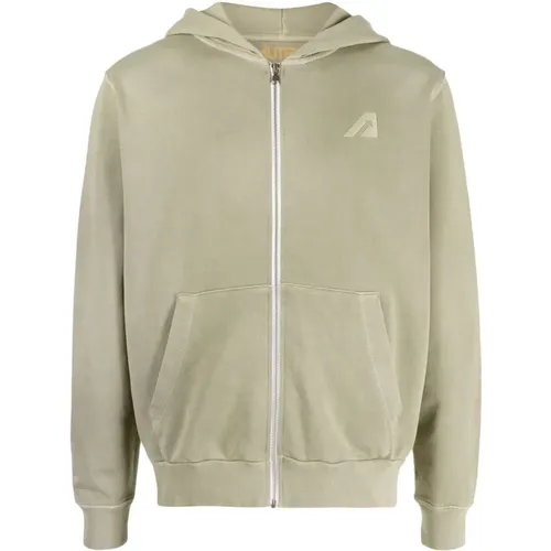 Zipped Hoodie , male, Sizes: M - Autry - Modalova