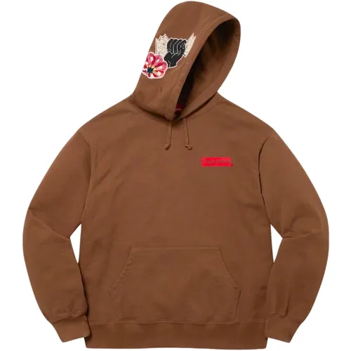 Limited Edition High Patches Hoodie , male, Sizes: XL, 2XL - Supreme - Modalova