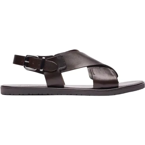 Italienische Handgefertigte Sandalen , Herren, Größe: 46 EU - Scarosso - Modalova