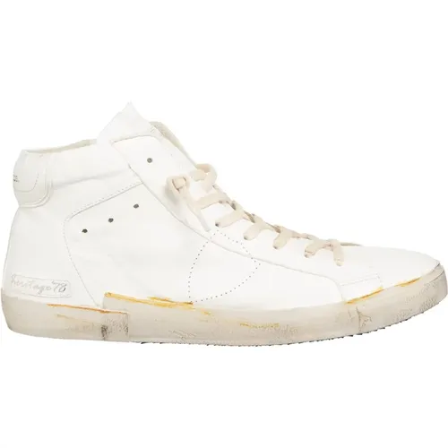 Vintage High-top Sneakers - Philippe Model - Modalova