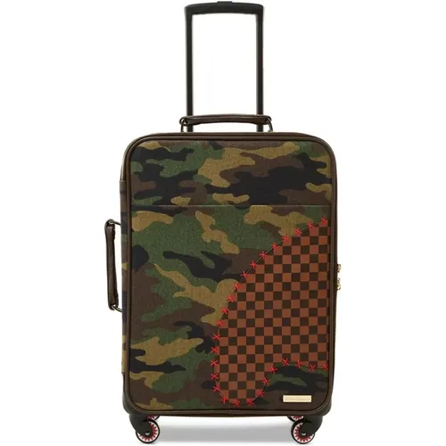 Shape Check Suitcase , male, Sizes: ONE SIZE - Sprayground - Modalova
