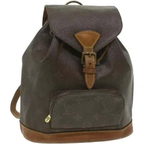 Pre-owned Canvas backpacks , female, Sizes: ONE SIZE - Louis Vuitton Vintage - Modalova