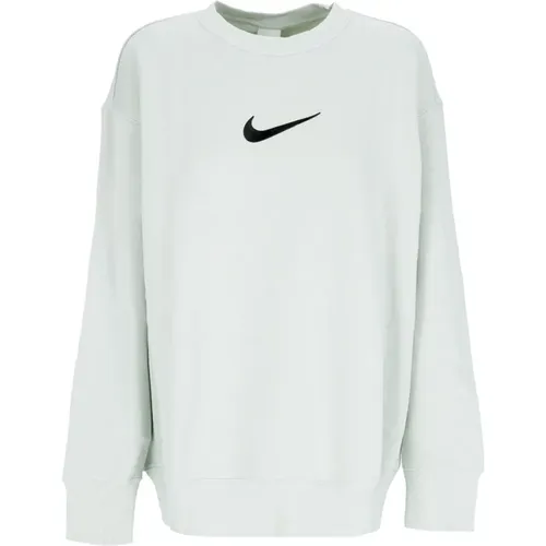 Oversized Fleece Crewneck Sportbekleidung , Damen, Größe: XS - Nike - Modalova
