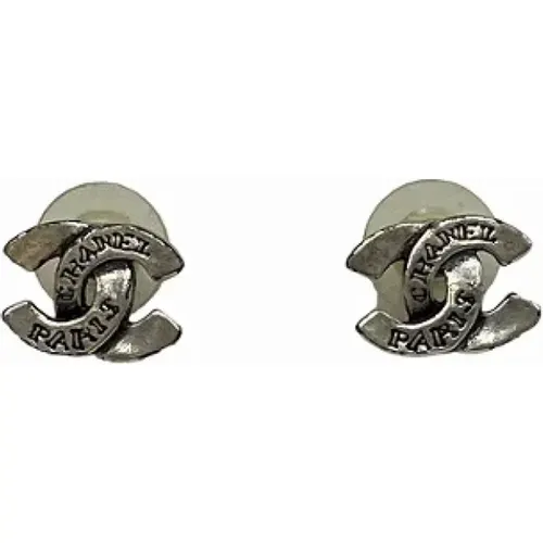 Pre-owned Metal earrings , female, Sizes: ONE SIZE - Chanel Vintage - Modalova