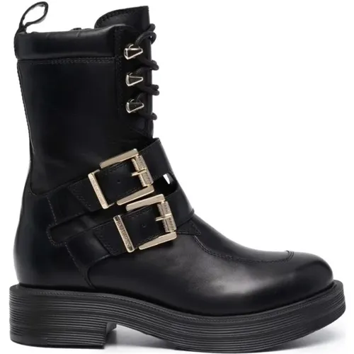 Lace-up Boots , female, Sizes: 3 UK, 5 UK, 7 UK, 6 UK, 8 UK, 4 UK - Love Moschino - Modalova