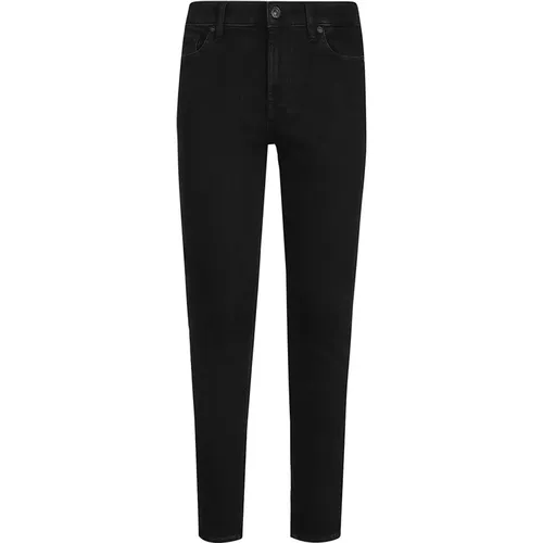 Skinny Fit Jeans with Front Closure , female, Sizes: W26, W24, W25, W29, W27 - 7 For All Mankind - Modalova